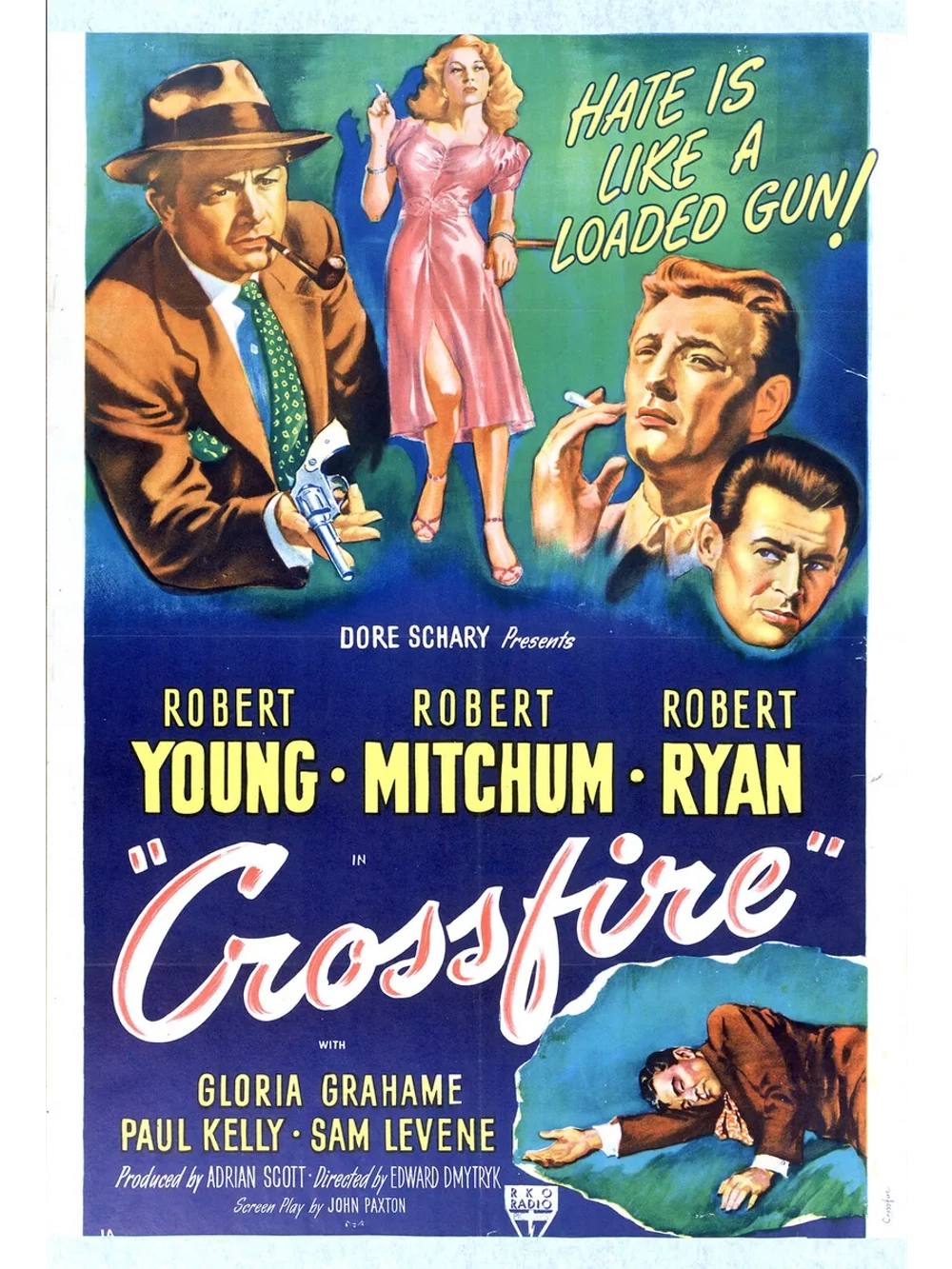 Перекрестный огонь (1947) (DVD-R)