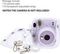 İnstax fotoaparat üzlüyü \ Instant Camera Case Mini 8 in1 bundle Purple daisy