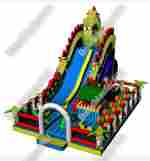 Профессиональный надувной батут "Гранд-саванна" 17*10*9 м