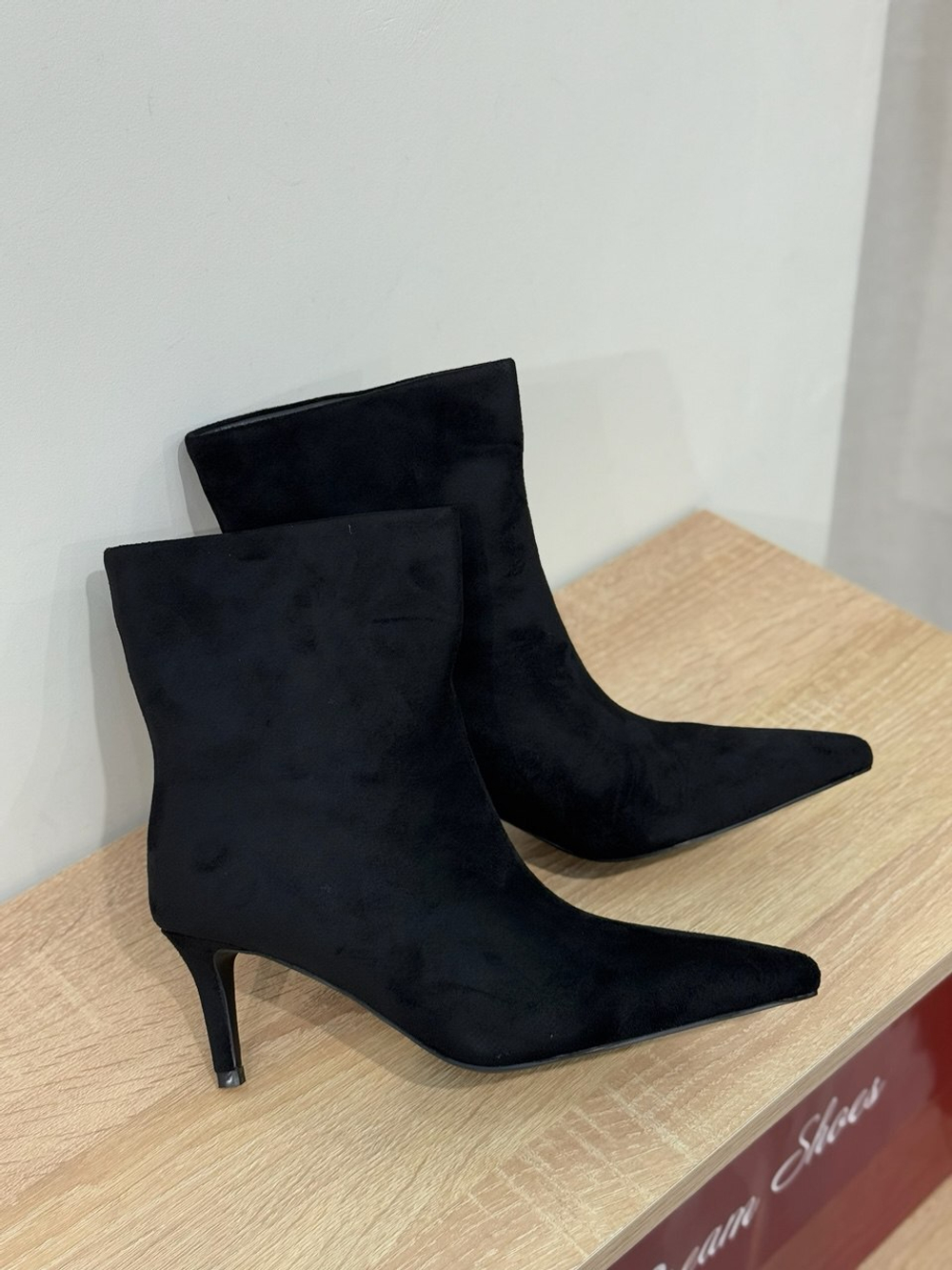 Ботильоны из эко замши