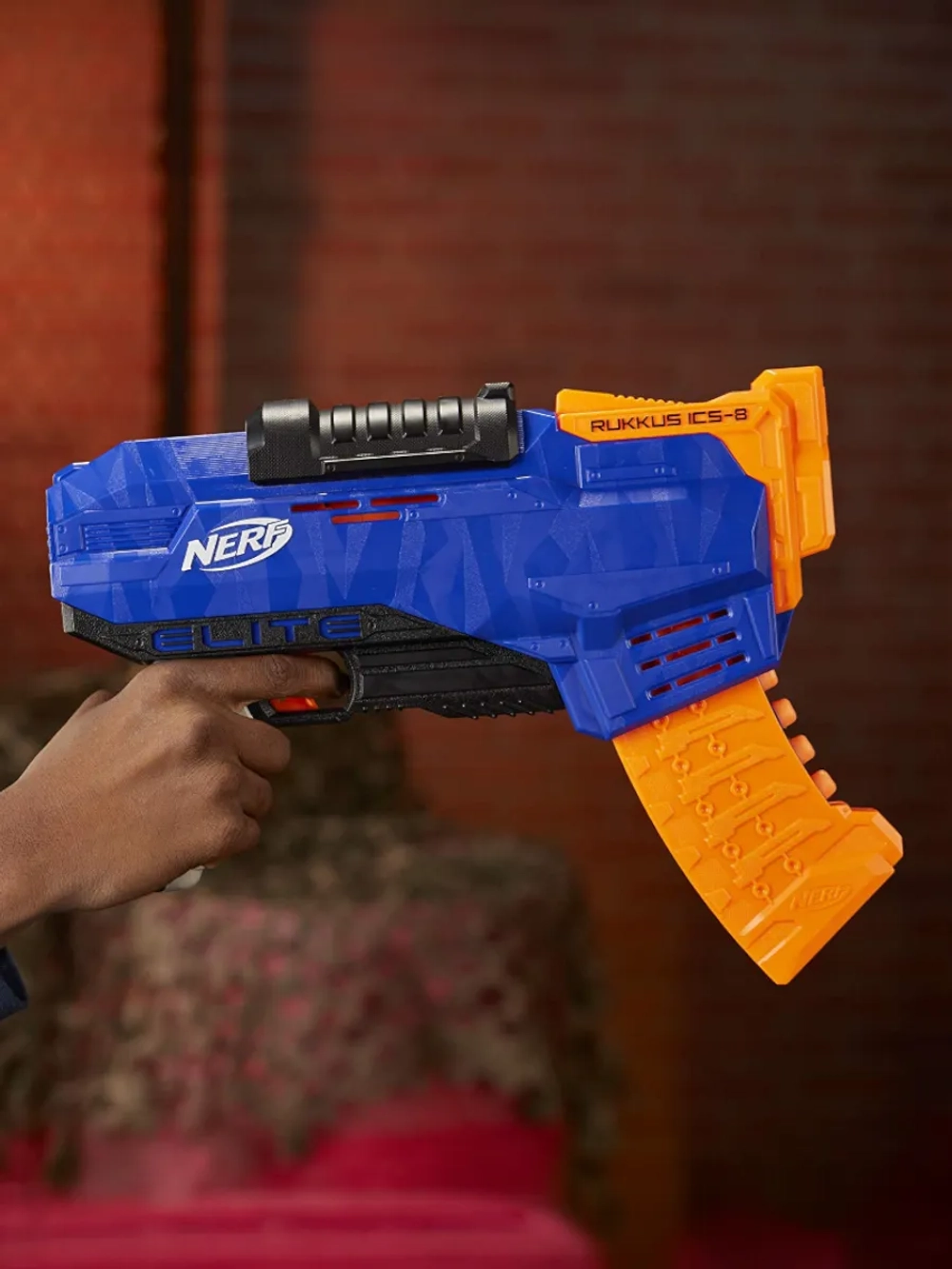 Бластер Нерф Elite N Strike Rukkus ICS 8 E2654