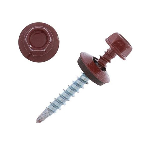 Саморез кровельный 4,8*70 RAL3009