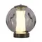 SL6520.404.01 Прикроватная лампа ST-Luce черный жемчуг/прозрачно-дымчатый LED 1*5W 4000K HELMI