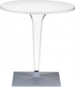 Стол пластиковый Siesta Contract Ice, Ø700х730, белый