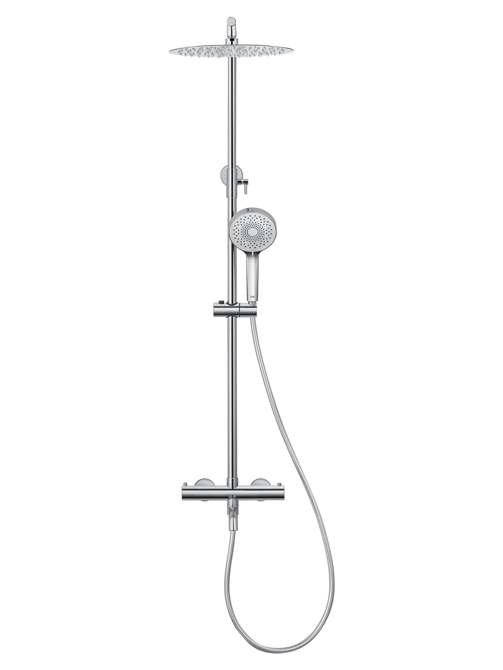Душевая система с термостатом WONZON & WOGHAND STICK, Хром (WW-88739903-CR)