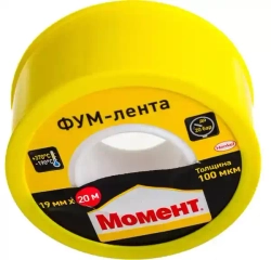Лента тефлоновая уплотнительная (ФУМ) Момент 12м.