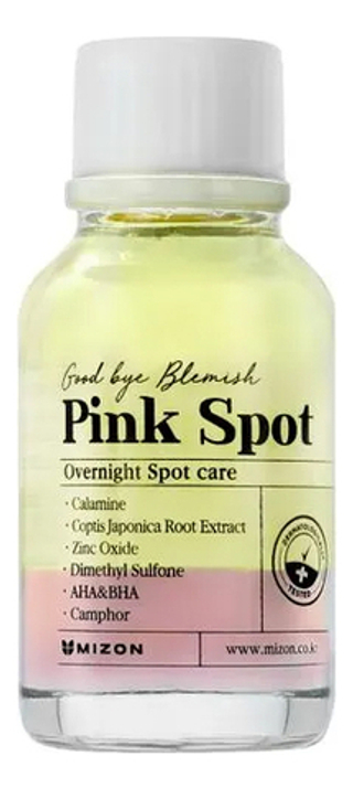 MIZON Точечное средство против прыщей Good Bye Blemish Pink Spot 19мл