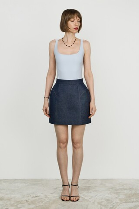 Юбка мини джинсовая