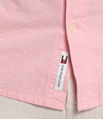 Льняная рубашка Tommy Jeans - розовый(DM0DM18962)