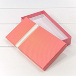 Коробка Ювелирная 22х12х4 см (Коралловый)