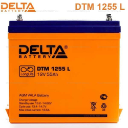 Аккумуляторная батарея Delta DTM 1255 L (12V / 55Ah)