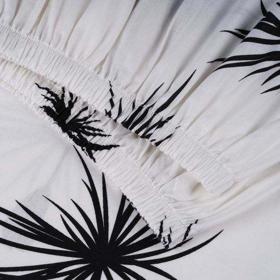 Простыня на резинке  Fiori 6,  180x200х30 , ранфорс  DOMTEKC