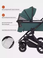 Коляска детская RANT "AXIOM" (3в1) RA094 Green