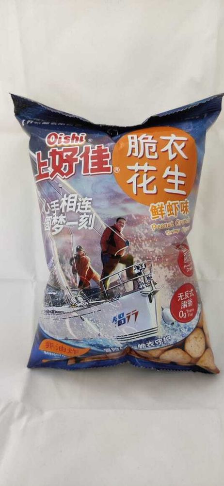 Арахис жаренный со вкусом креветок Shanghaojia 85г