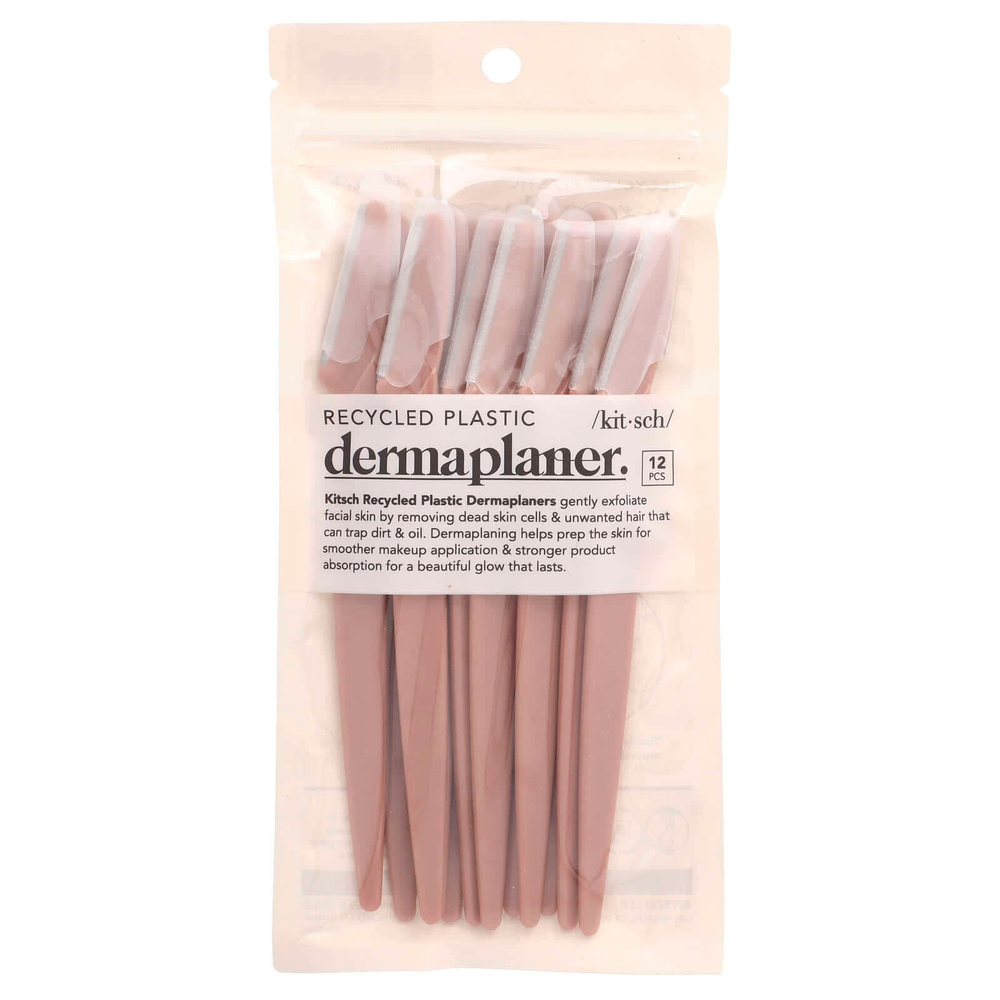 Kitsch, Dermaplaner из переработанного пластика, терракота, 12 шт.