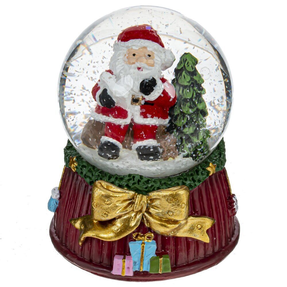 GAEM Фигурка декор в стекл шаре "Дед Мороз", D 4.5 см, L5 W5 H6 см, 4в.