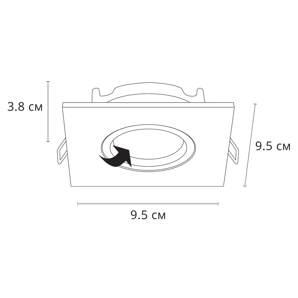 Точечный встраиваемый светильник Arte Lamp GIRO