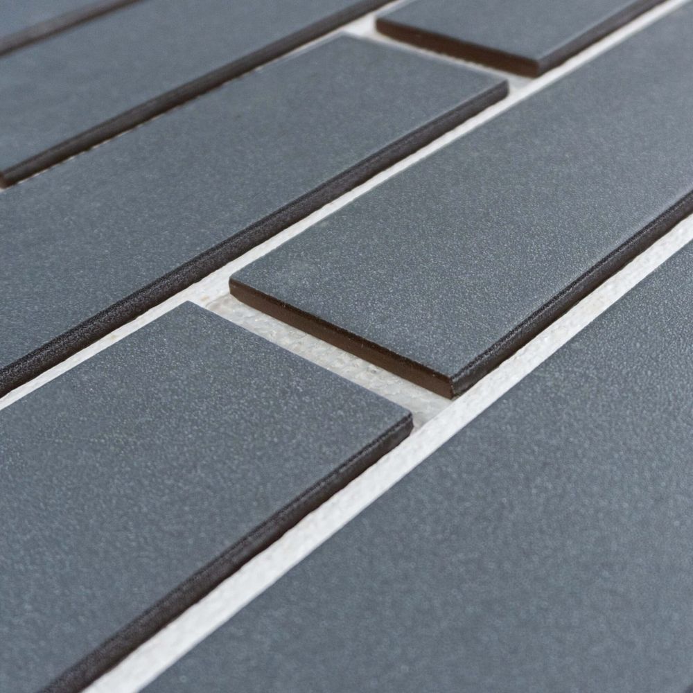 Керамин, Куба 2 Серо-голубой, 245x65x7 - клинкерная фасадная плитка