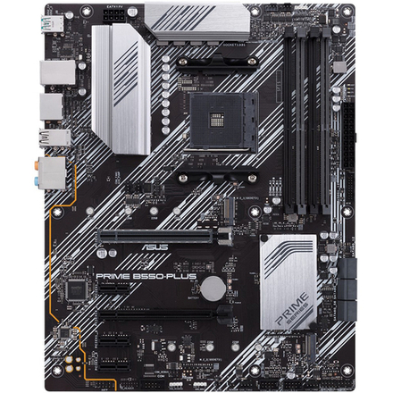 Материнская плата ASUS Prime B550-Plus Soc-AM4 AMD B550 4xDDR4 ATX AC`97 8ch(7.1) GbLAN RAID+HDMI+DP Ret