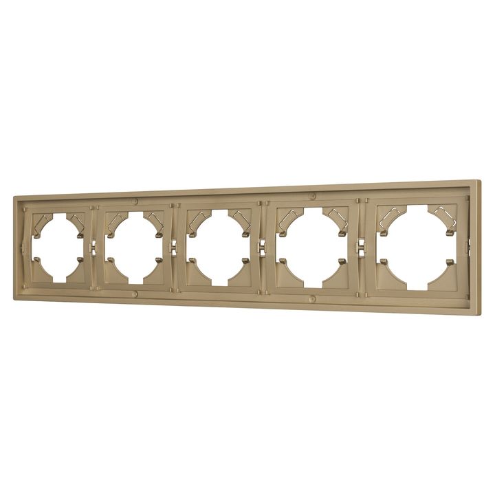 Рамка пластиковая FRM-TENDO-SFPL-5-GD Arlight 054658