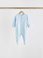 Комбинезон / Cлип для малышей Next K79-478, 4 шт., Голубой, Белый