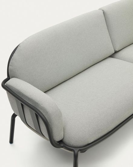 Joncols 3-местный алюминиевый диван серого цвета 225 см Испания 