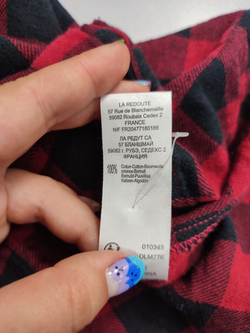 Рубашка La Redoute в клетку 54 размер