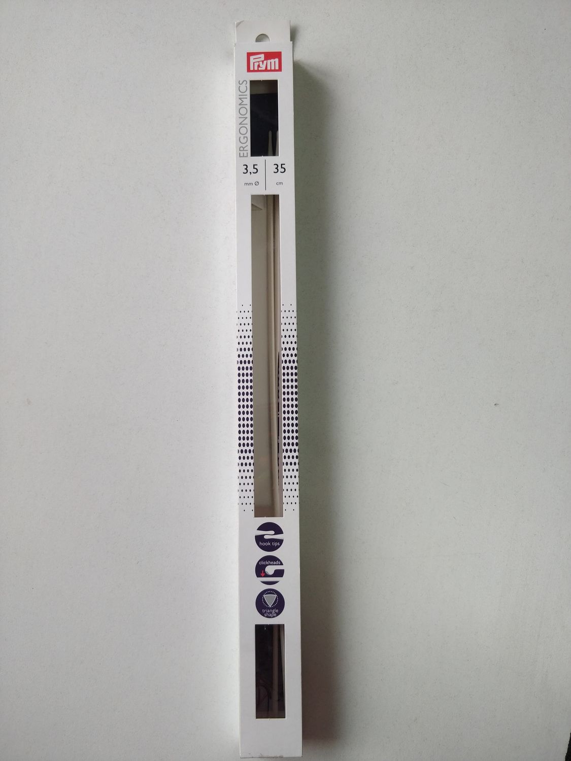 Prym прямые спицы 35см