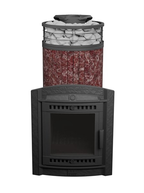 Банная печь «Атмосфера XL» Россо Леванто ЛАМЕЛЬ+СЕТКА