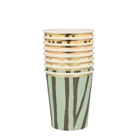 Стаканы с принтом "Сафари" 8 шт.