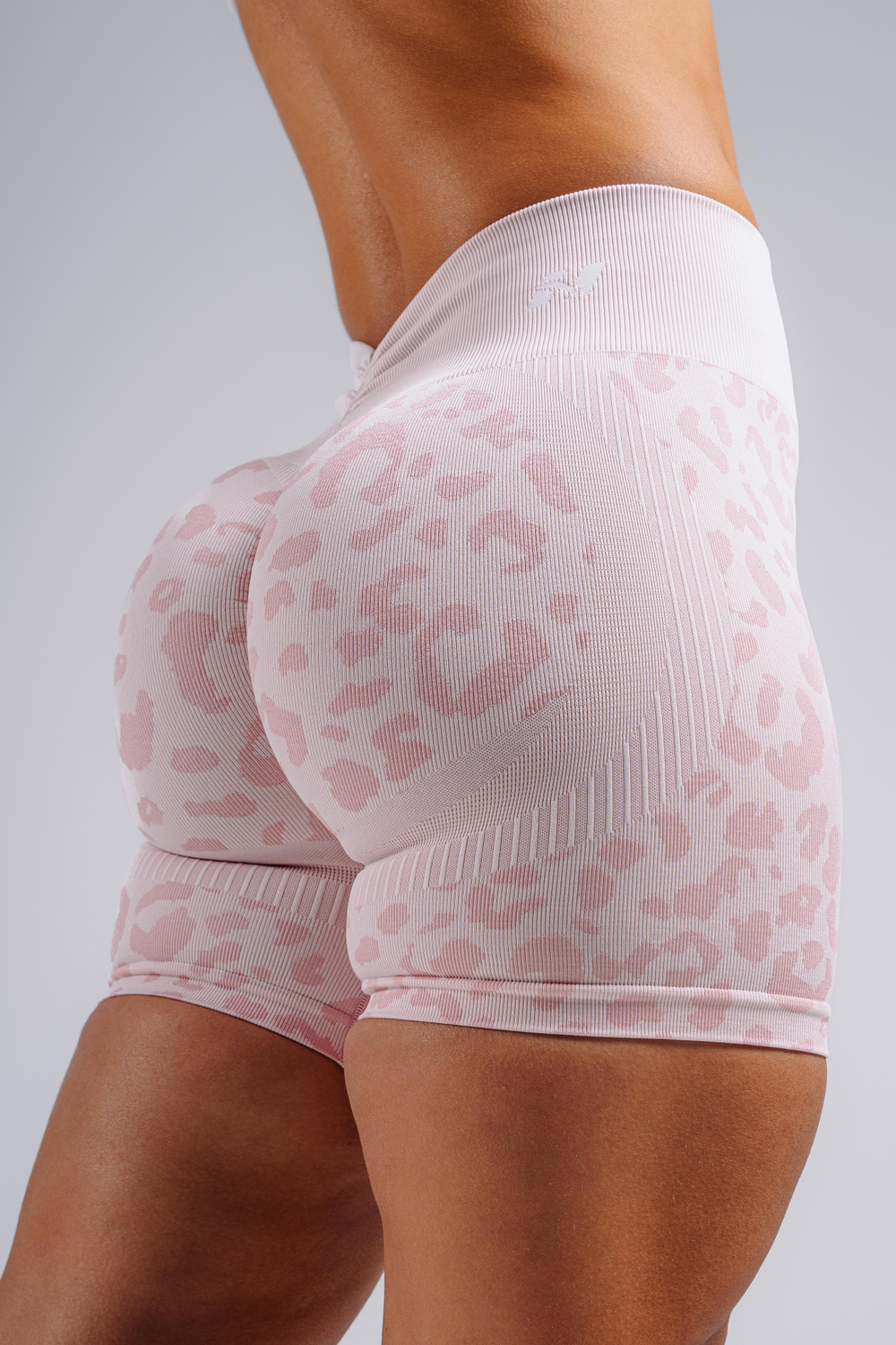 Шорты Push-Up Compression Leopard Shorts PRIMAL 856 Розовые