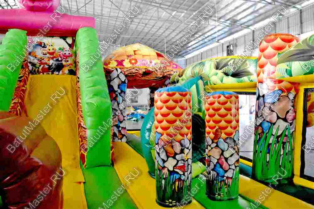 Надувной батут "Бегемотик"