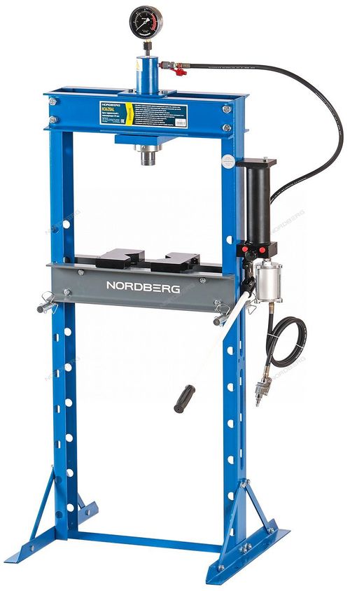 NORDBERG (N3620AL) Гидравлический пресс, 20 т, ручной и пневмопривод