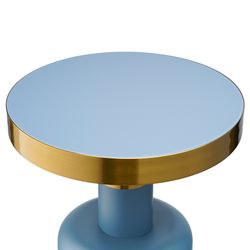 Столик журнальный Froud, Ø35 см, синий