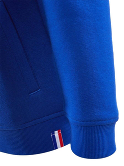 Мужская теннисная кофта Tecnifibre Fleece Hoodie - royal blue
