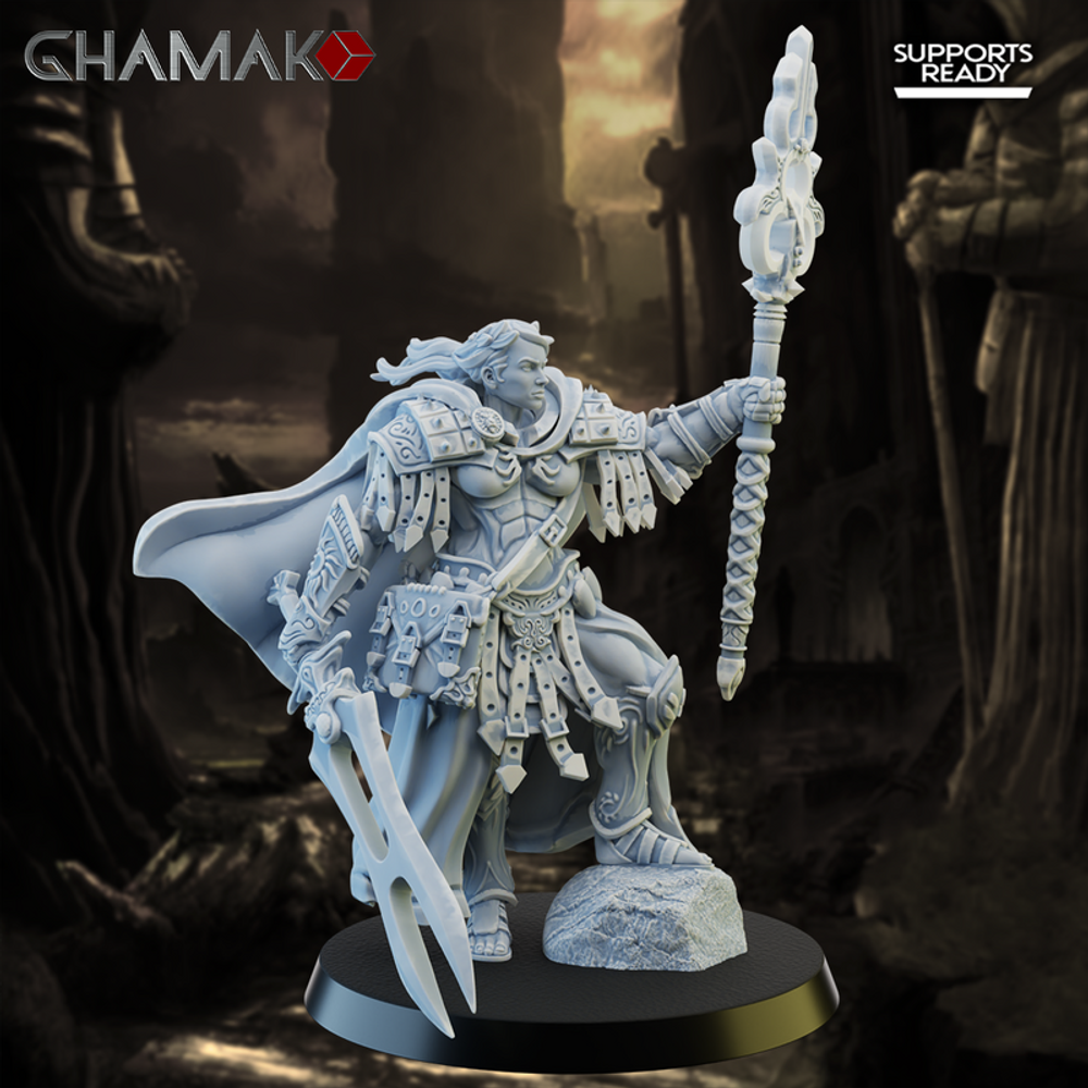 Grand Alliance Order Stormcast Eternal Evocators Воитель-маг №4 миниатюра для dnd, днд, pathfinder, фентези, Настольная игра, НРИ, Варгейм, РПГ