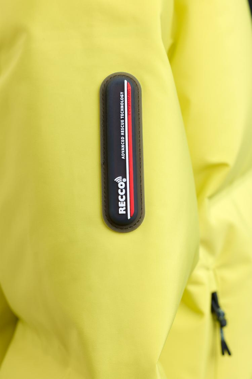 ZARA ВОДООТТАЛКИВАЮЩАЯ И ВЕТРОЗАЩИТНАЯ КУРТКА СО СЪЕМНЫМ КАПЮШОНОМ - SKI COLLECTION, НЕОНОВЫЙ ЖЕЛТЫЙ