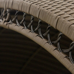 Маятниковые садовые качели Derong из ротанга, коричневый