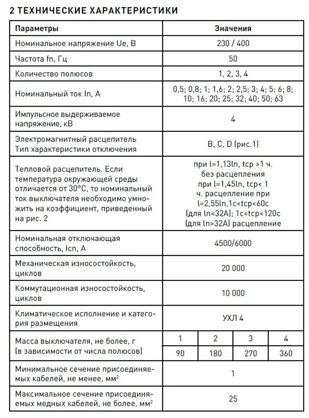Автоматический выключатель EKF mcb4763-3-20C-pro, 3 полюса, 20 A, тип C, 4,5 kA
