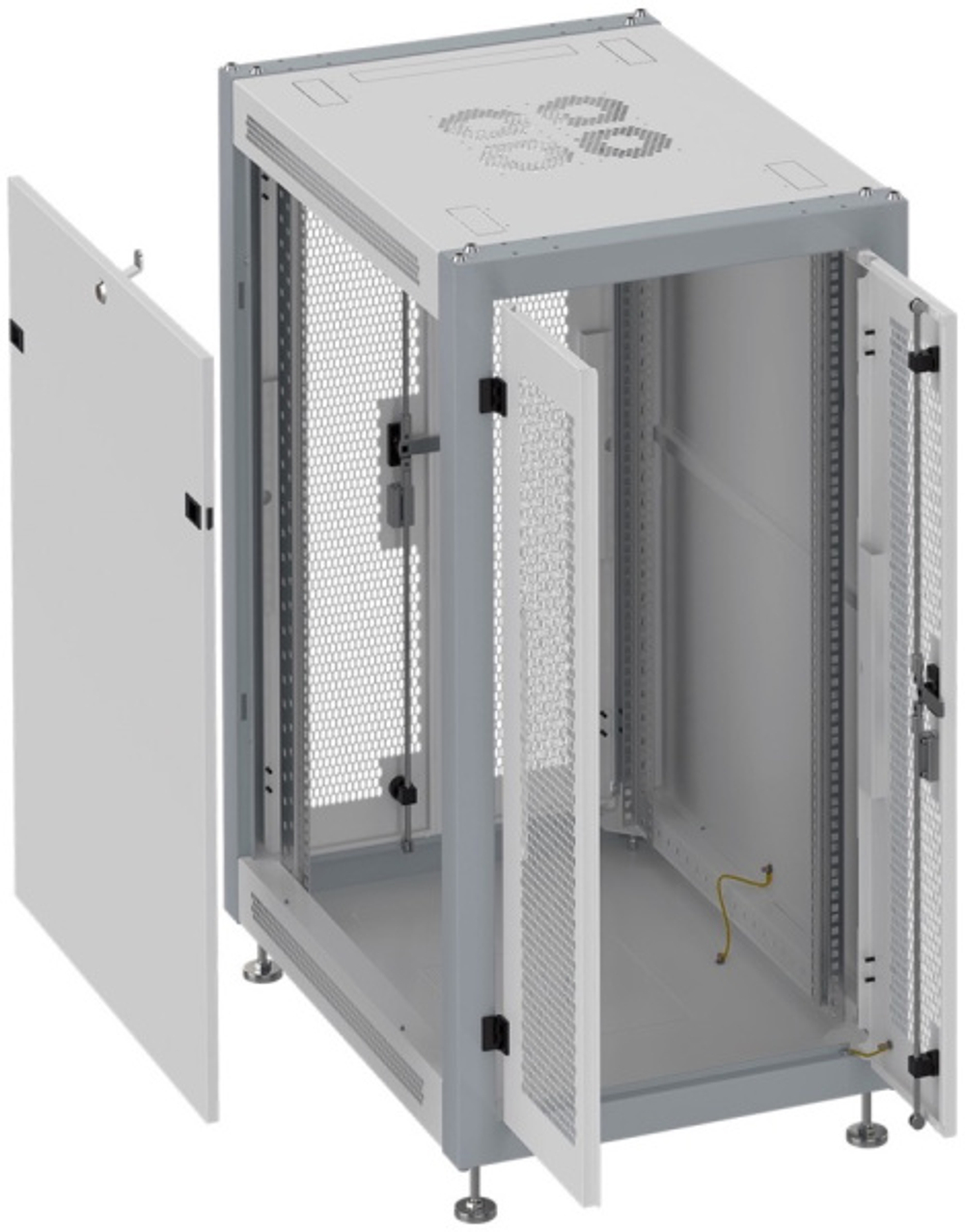 Шкаф напольный 19", 15U SYSMATRIX SL 6815.744