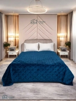 Покрывало 220х240 стеганое для кровати и дивана