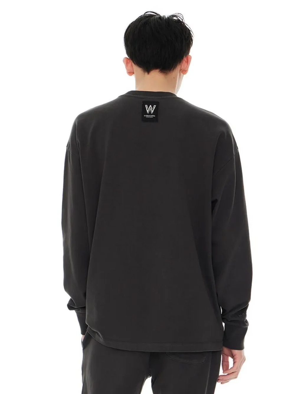 Свитшот с длинным рукавом с принтом salt washing