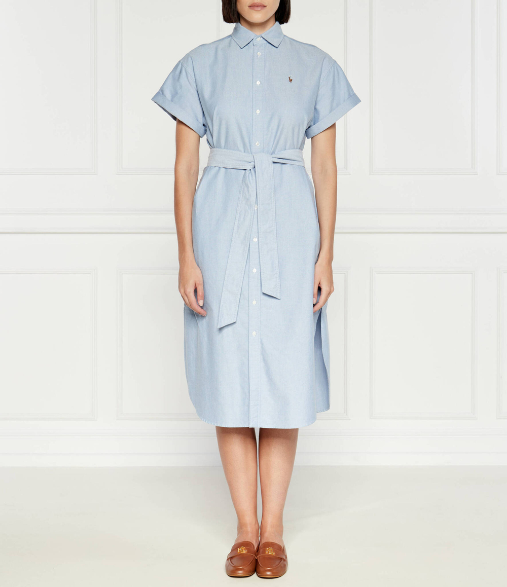 Платье с ремешком POLO RALPH LAUREN - голубой(211935153)
