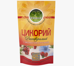 ЦИКОРИЙ ЗДРАВНИК С ЭКСТРАКТОМ БРУСНИКИ 85гр