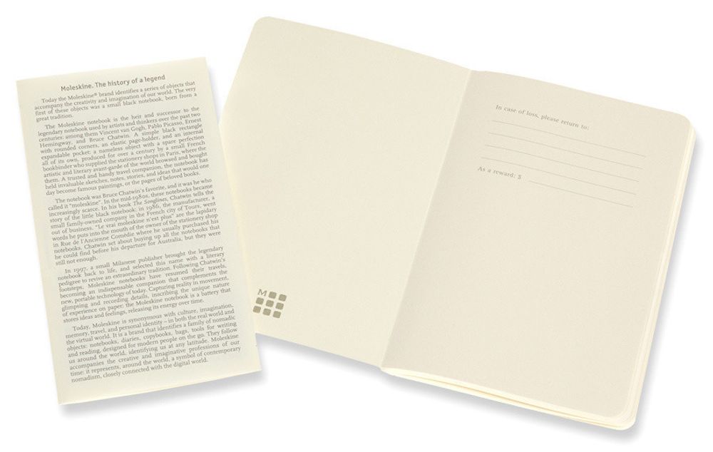 Блокнот Moleskine Volant Pocket 90x140 мм (QP711F16B24)