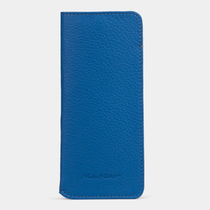 Футляр для очков Lunette из кожи теленка, синего цвета