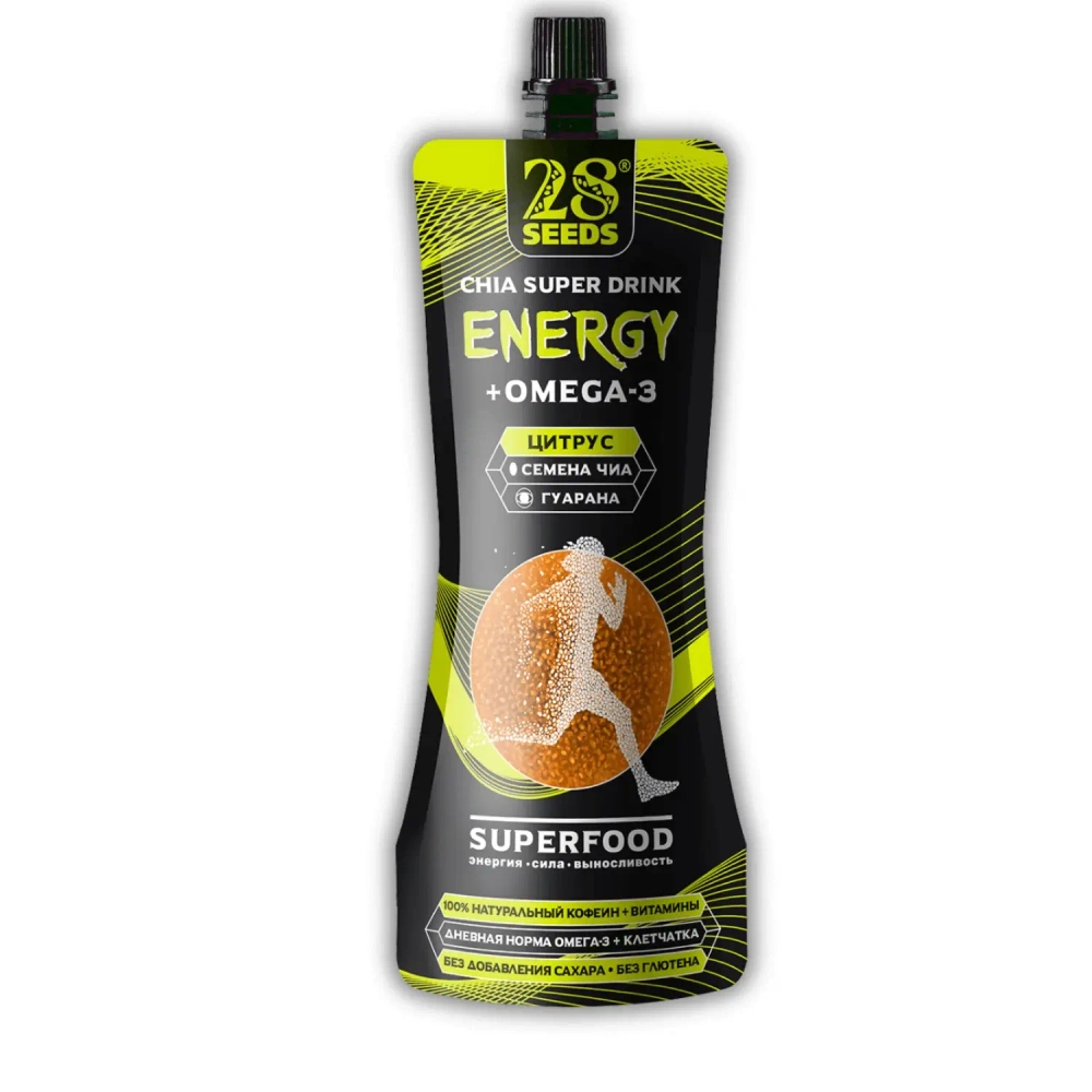Энергетический напиток ЧИА ОМЕГА-3 «Цитрус» 250 мл