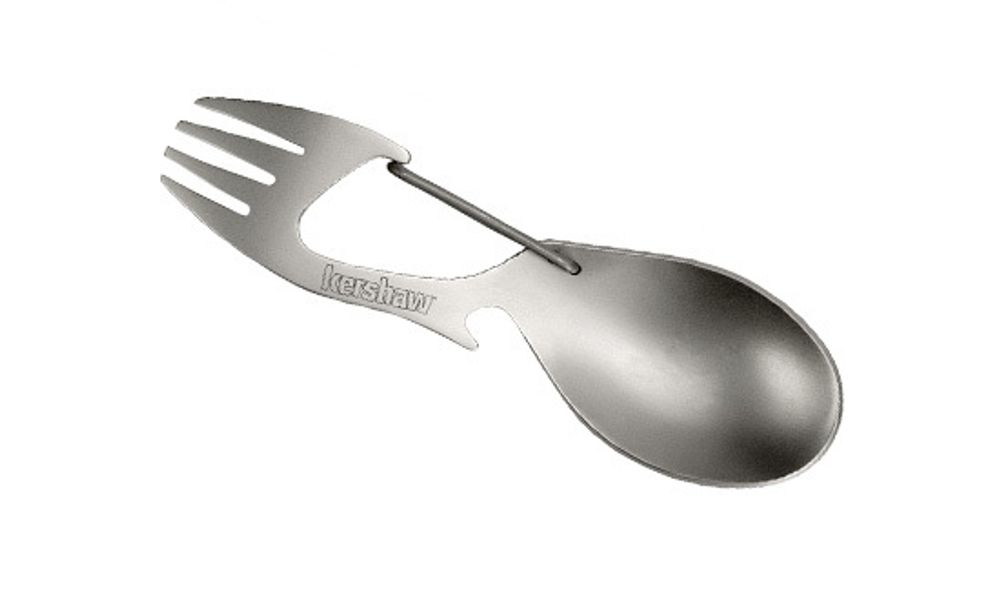 Вилка,ложка,карабин, открывалка Kershaw Ration модель 1140X