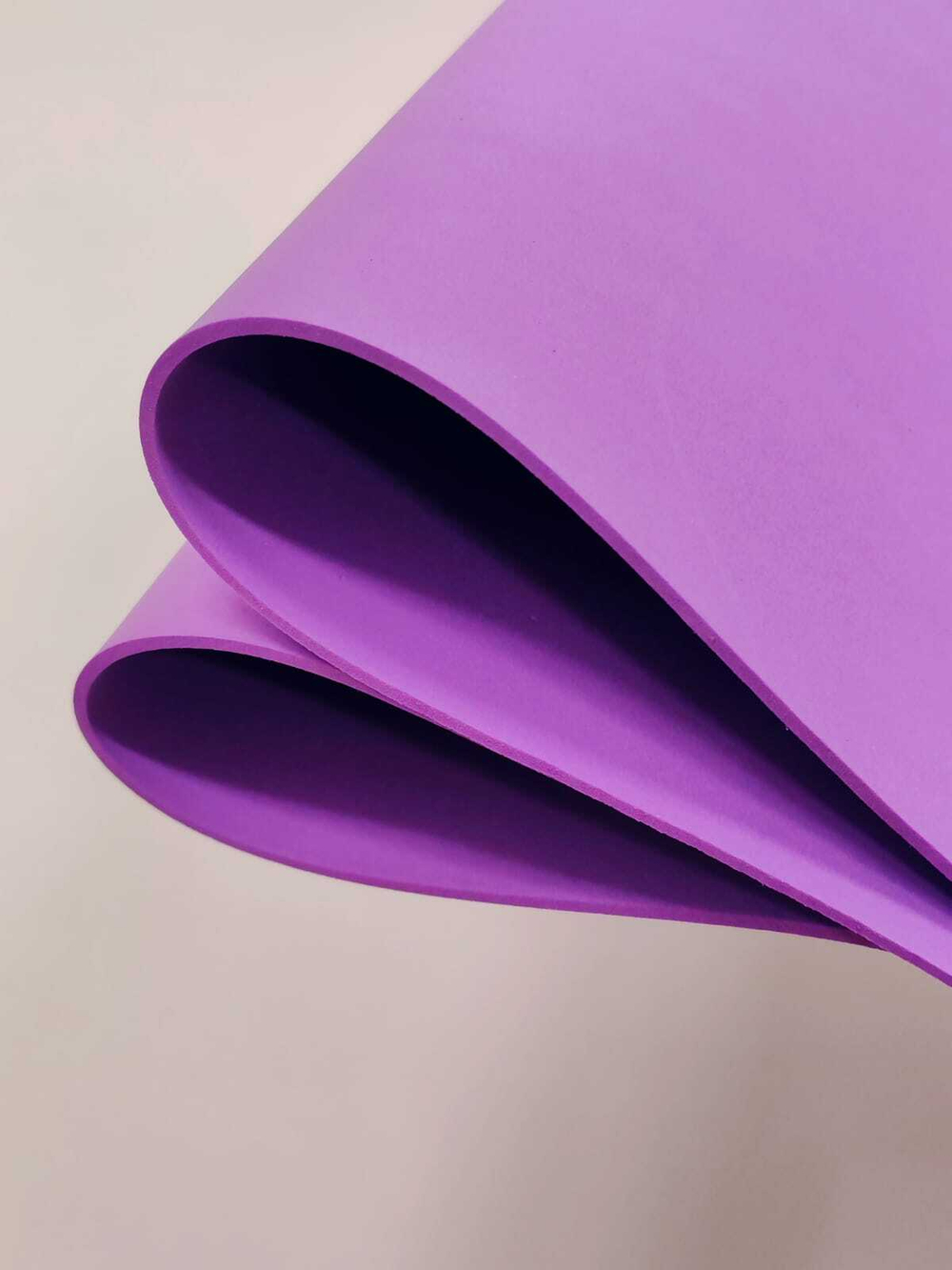 Фоамиран Иран 2 мм 60х70 см #257 Фиолетовый