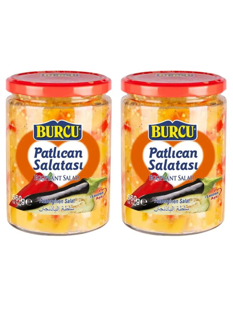 Салат BURCU Из запеченных баклажанов и перцев 560 г x 2 шт